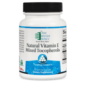 Natural Vitamin E Mixed Tocopherols - 60 Capsules