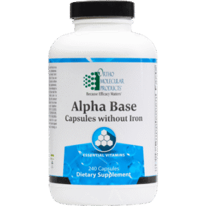 Alpha Base Capsules Without Iron - 240 Capsules