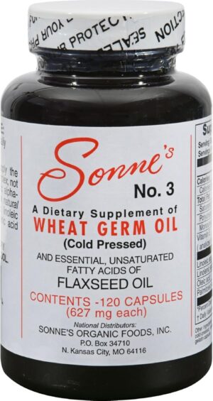#3 Wheat Germ Oil 120 Capsules