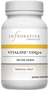 Vitaline CoQ10 100mg Chewable Tropical Fruit 30 Wafers