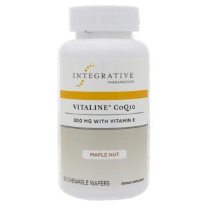 Vitaline CoQ10 300mg Chewable Maple Nut 60 Wafers