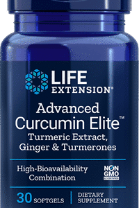 Advanced Curcumin Elite with Ginger & Turmerones - 30 Softgels