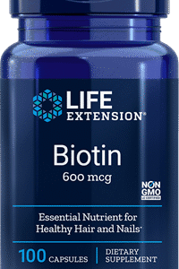 Biotin (600 mcg) - 100 Capsules