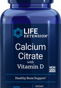 Calcium Citrate with Vitamin D - 200 Capsules