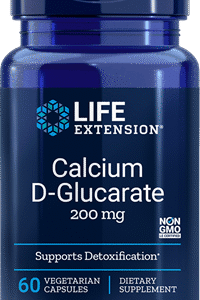Calcium D-Glucarate (200 mg) - 60 Vegetarian Capsules