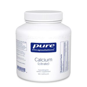 Calcium (Citrate) 180 Capsules