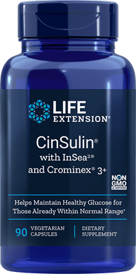Insulin with InSea2 and Crominex 3+ - 90 Vegetarian Capsules