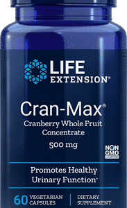 Cran-Max Cranberry Whole Fruit Concentrate (500 mg) - 60 Vegetarian Capsules