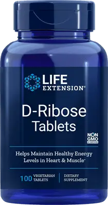 D-Ribose Tablets - 100 Vegetarian Tablets