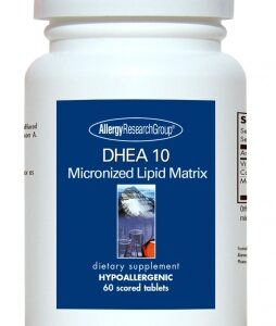 DHEA 10 mg Micronized Lipid Matrix (60 Scored Tablets)