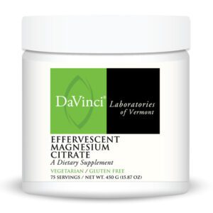 Effervescent Magnesium Citrate - 15.87 oz Powder (75 Servings)