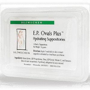 E.P. Ovals Plus DHEA (16 grams) - 16 oval suppositories