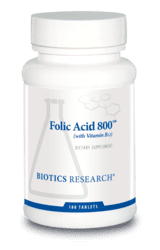 Folic Acid 800 with B12 - 180 Tablets