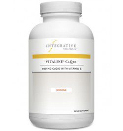 Vitaline CoQ10 400 mg with Vitamin E Chewable Orange Flavor 90 Wafers