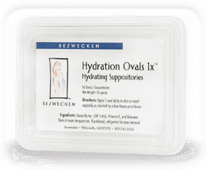 Hydration Ovals 1X (16 grams) - 16 Oval Suppositories
