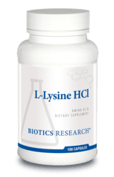 L-Lysine HCl (Amino Acid) -- 100 Capsules