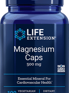 Magnesium Caps (500 mg) - 100 Vegetarian Capsules