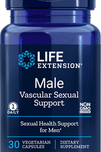 Male Vascular Sexual Support - 30 Vegetarian Capsules