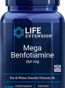Mega Benfotiamine (250 mg) - 120 Vegetarian Capsules