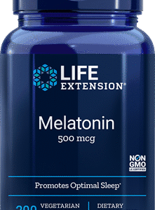 Melatonin (500 mcg) - 200 Vegetarian Capsules