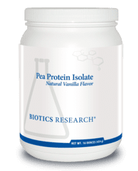 Pea Protein Isolate (Natural Vanilla Flavor) - 16 oz Powder