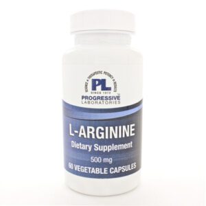 L-Arginine 500 mg, 60 Vegetable Capsules