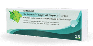 Renewed DHEA Vaginal Suppositories (9 grams) - 15 suppositories