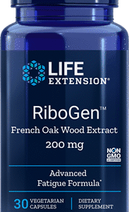 Energy Renew French Oak Wood Extract (200 mg) - 30 Vegetarian Capsules (formerly named Ribogen)