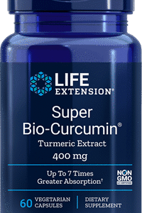 Super Bio-Curcumin Turmeric Extract (400 mg) - 60 Vegetarian Capsules