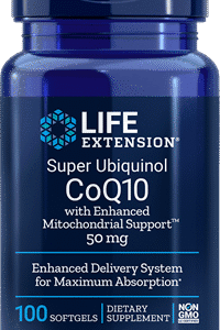 Super Ubiquinol CoQ10 with Enhanced Mitochondrial Support (50 mg) - 100 Softgels