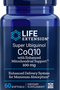 Super Ubiquinol CoQ10 with Enhanced Mitochondrial Support (100 mg) - 60 Softgels