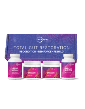 Total Gut Restoration Kit 4 (MP Powder, MM Caps) 3-Month Supply