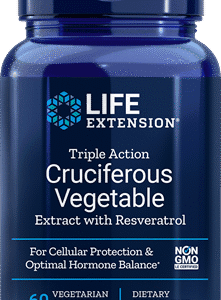Triple Action Cruciferous Vegetable Extract with Resveratrol - 60 Vegetarian Capsules