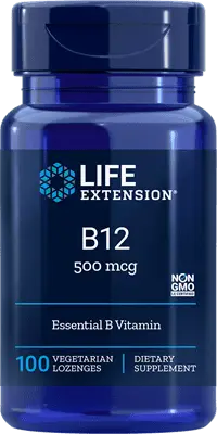 Vitamin B12 (500 mcg) - 100 Vegetarian Lozenges