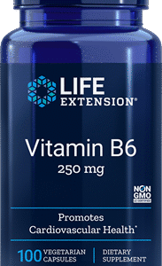 Vitamin B6 (250 mg) - 100 Vegetarian Capsules