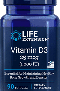 Vitamin D3 (25 mcg / 1,000 IU) - 90 Softgels