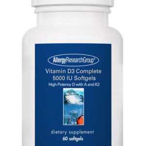 Vitamin D3 Complete 5000 IU, 60 Softgels