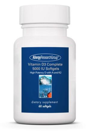 Vitamin D3 Complete 5000 IU, 60 Softgels