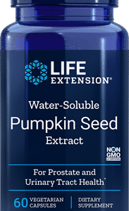 Water Soluble Pumpkin Seed Extract - 60 Vegetarian Capsules