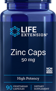 Zinc Caps (50 mg) - 90 Vegetarian Capsules