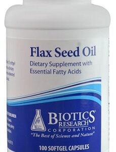 Flax Seed Oil - 100 Softgel Capsules