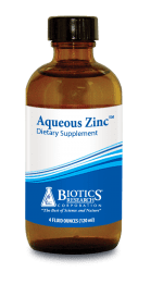 Aqueous Zinc – 4 Fl Oz for Zinc Challenge Testing