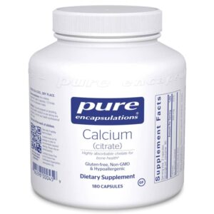 Calcium (Citrate) - 180 Capsules