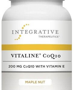 Vitaline CoQ10 200mg with Vitamin E Chewable Maple Nut 30 Wafers