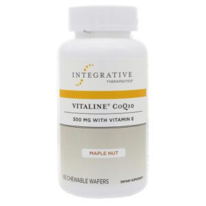 Vitaline CoQ10 200mg W/Vitamin E Wafer Maple Nut 400 Wafers