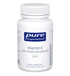 Vitamin E (with Mixed Tocopherols) - 180 Capsules