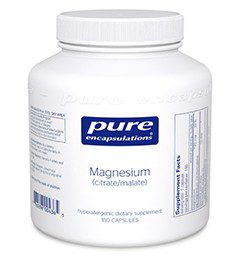 Magnesium (Citrate/Malate) - 180 Capsules