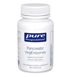 Pancreatic VegenZymes - 180 Capsules