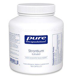 Strontium (Citrate) - 180 Capsules