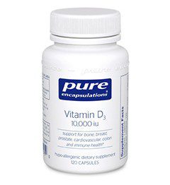 Vitamin D3 10,000 IU - 60 Capsules